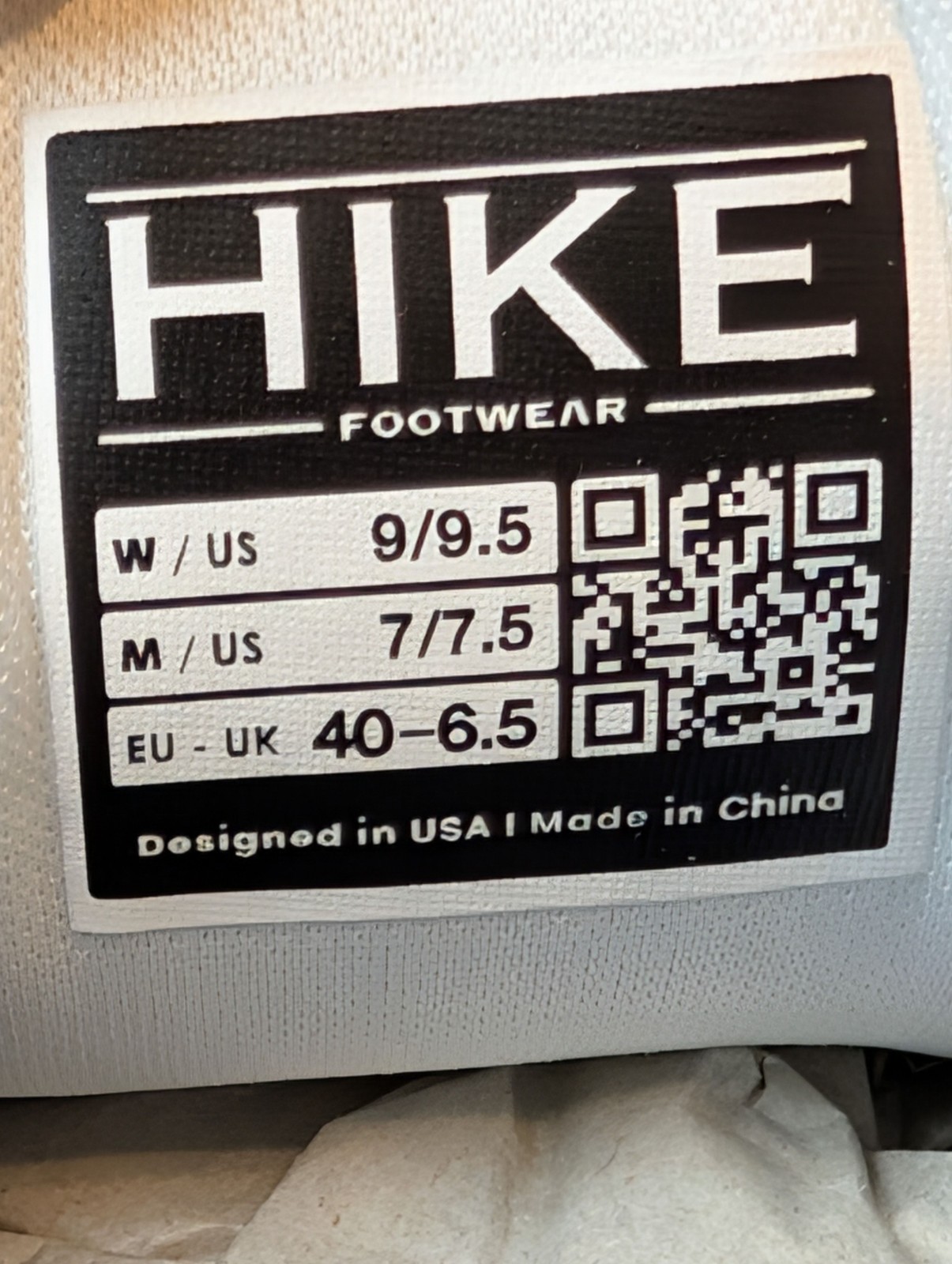 Hike Footwear HF Stride Barefoot Shoes Womens 9.5 Mens 7.5 Blue Walking Sneakers