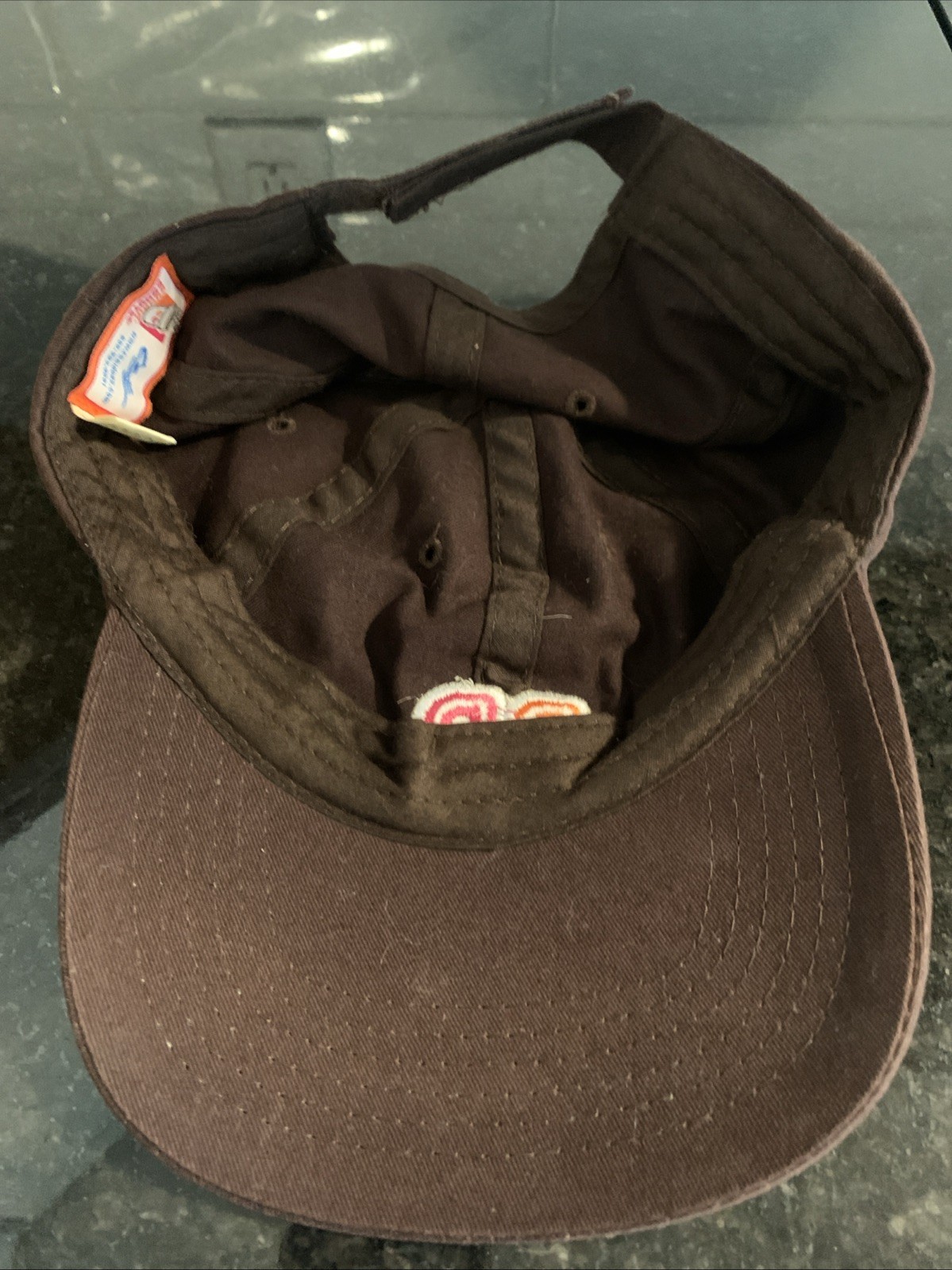 DUNKIN’ DONUTS Hat – BROWN DD DNKN – 100% Cotton – Old Logo –