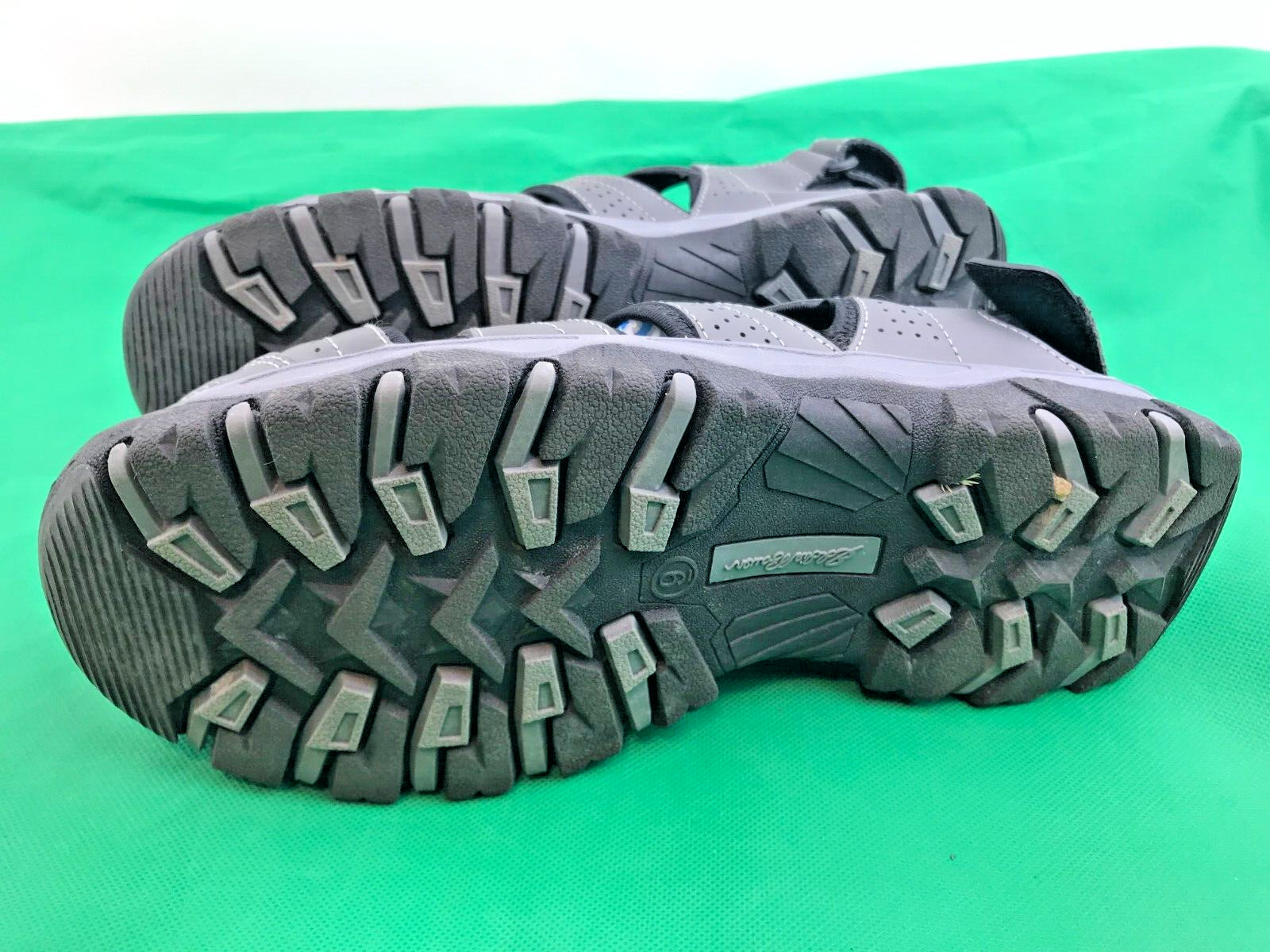 Men’s Eddie Bauer Stewart Gray No-Lace Fisherman Sandals/Shoes Size 9 NWOT