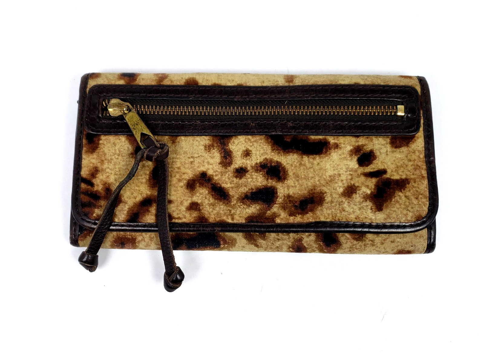Banana Republic Womens 8.75″x4.5″ Leopard Print Clutch Wallet