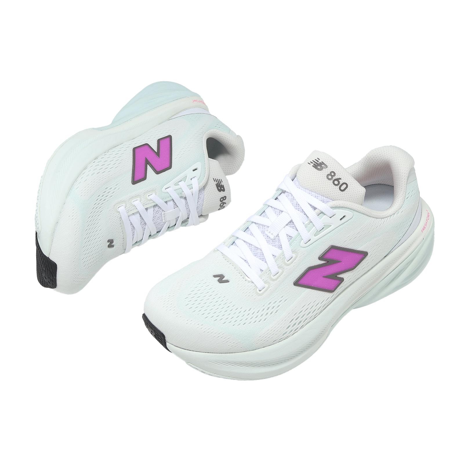 New Balance Fresh Foam X 860 V15 D Wide NB White PinkWomen Running W8601LO-D