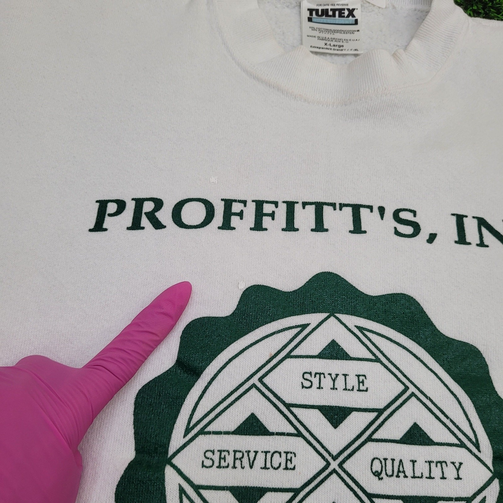 Vintage Proffitts Inc University Sweatshirt XL 25×26 Baggy USA