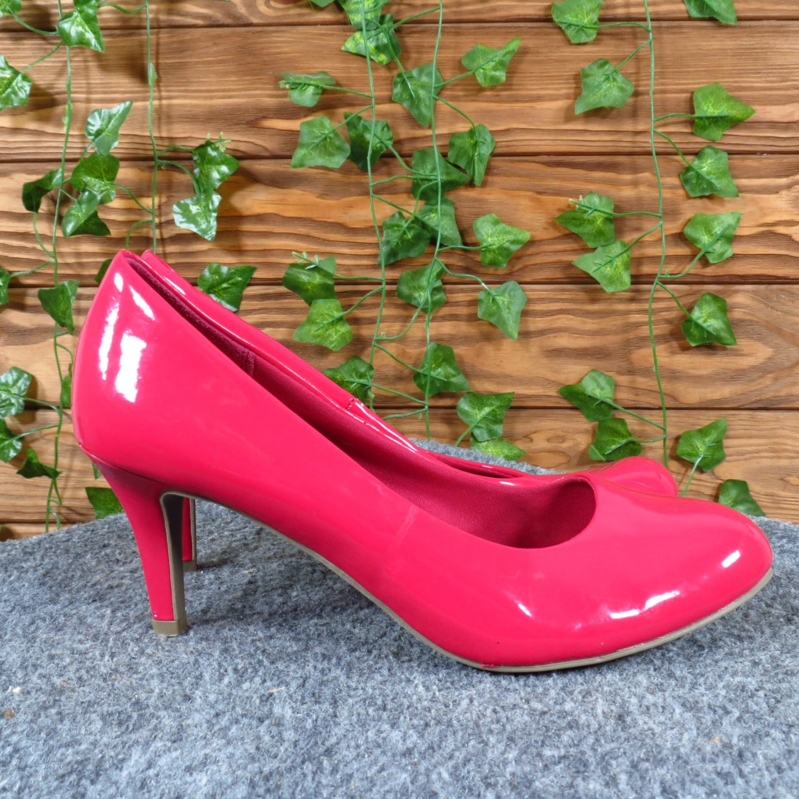 Comfort Plus by Predictions Karmen Women Pump 8 Work Dress Hot Pink Patent Heel