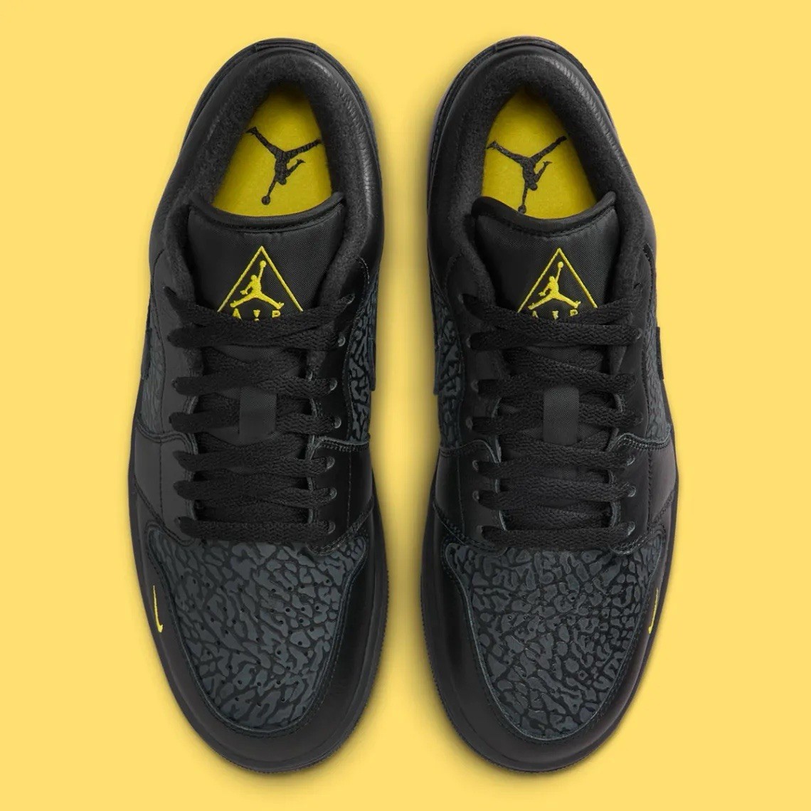 Nike Air Jordan 1 Low SE Black Anthracite Tour Yellow Shoes IM6568-010 Men Sizes