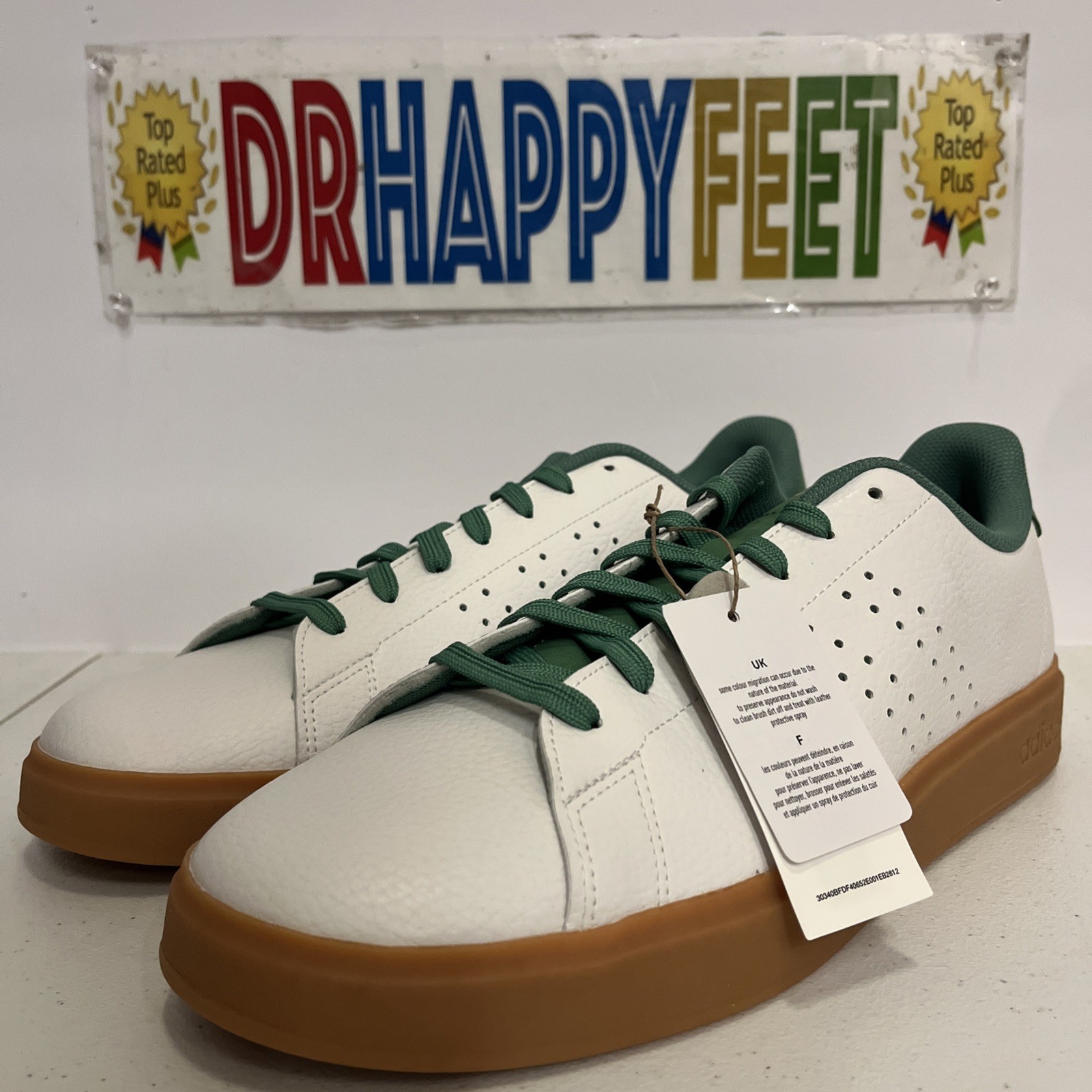 Adidas Advantage 2.0 Men’s Tennis Shoes White IG9172 New