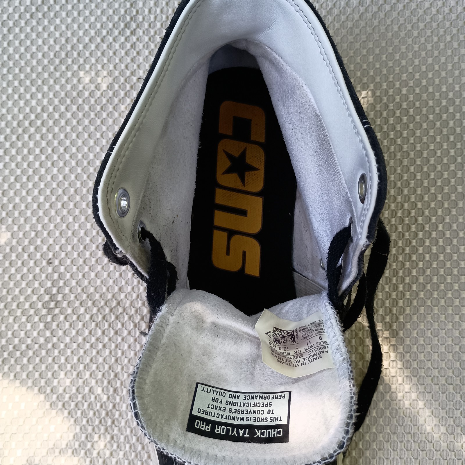 Converse CONS CTAS Milton Martinez Chuck Taylor Pro Black Mens 9 Skate Shoes -VG