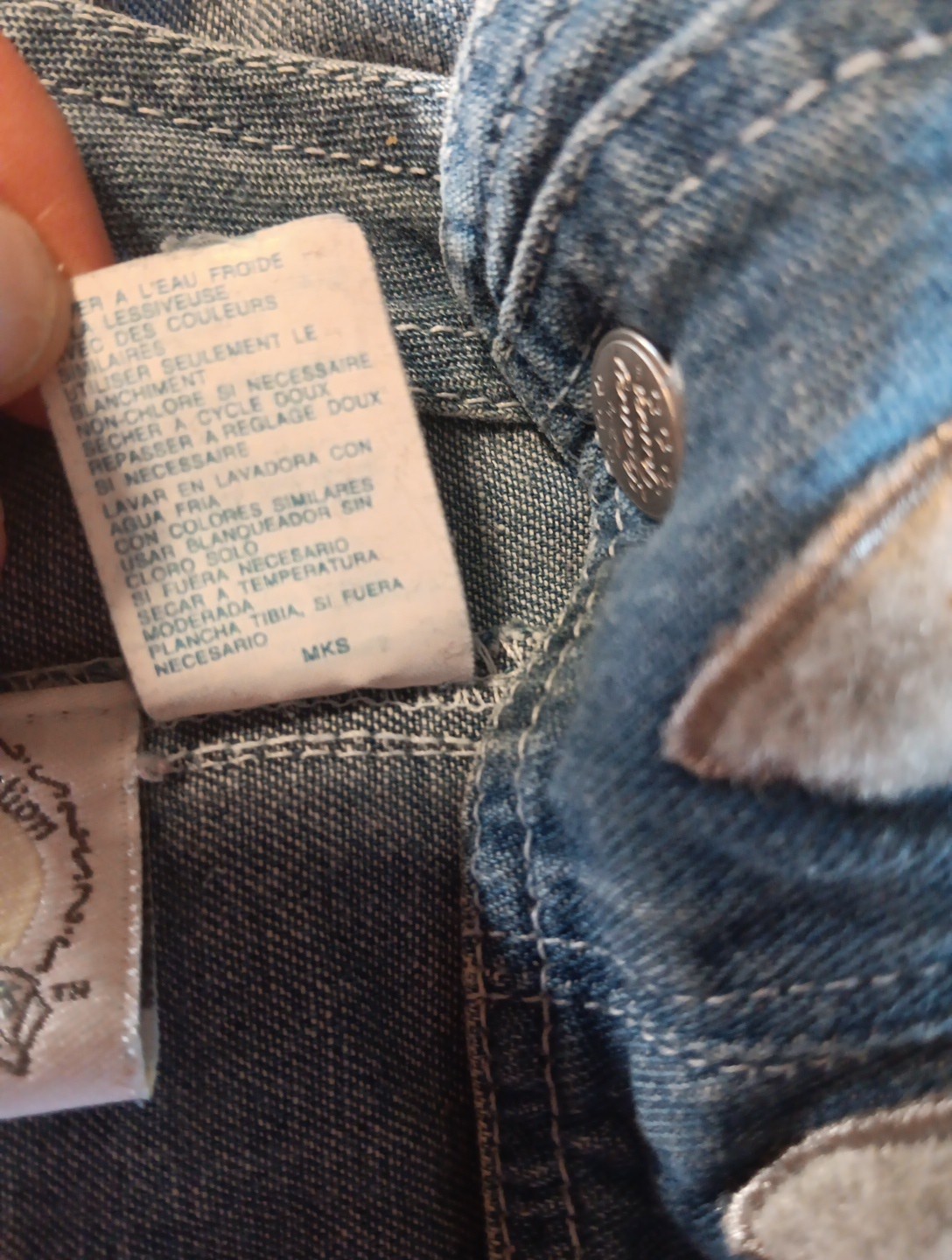 Looney Tunes Bugs Bunny Denim Overalls Baby 12M Girl Boy Vtg 90s 3D Jean Snap
