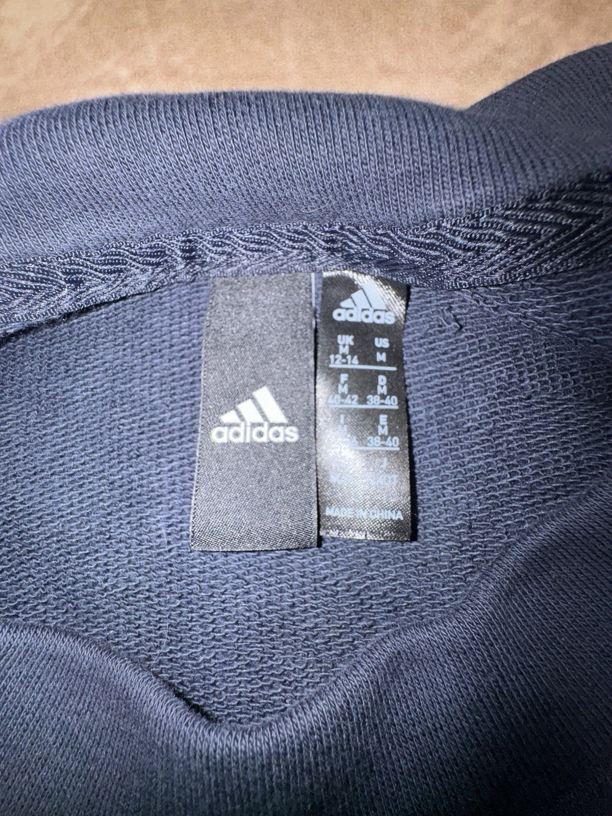 Adidas Womens Essentials Allcap Sports Sweatshirt Medium Crewneck Cotton Logo