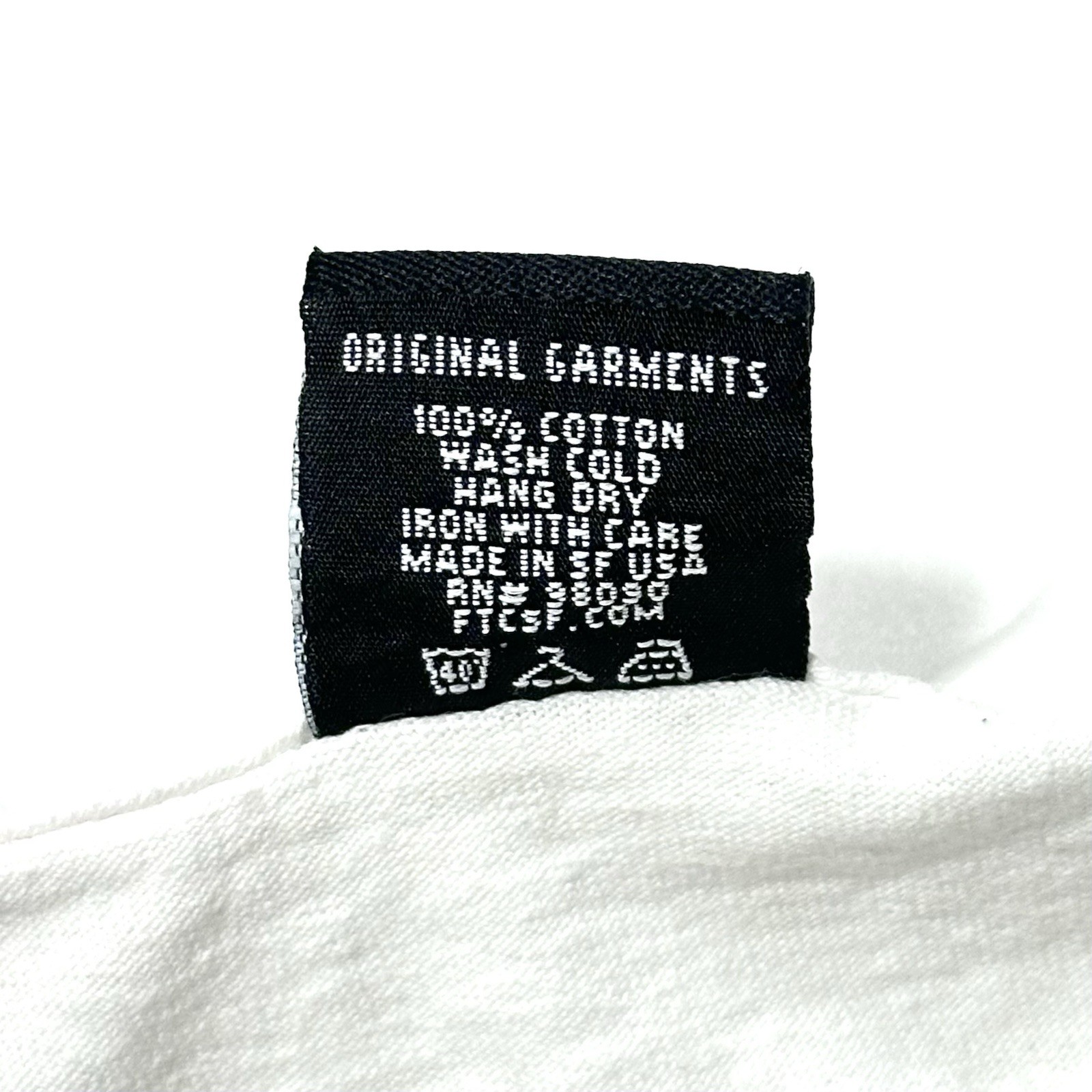 【00s】【USA Made】【FTC】【Ian Raid】Print T-Shirt street skate vintage white rare