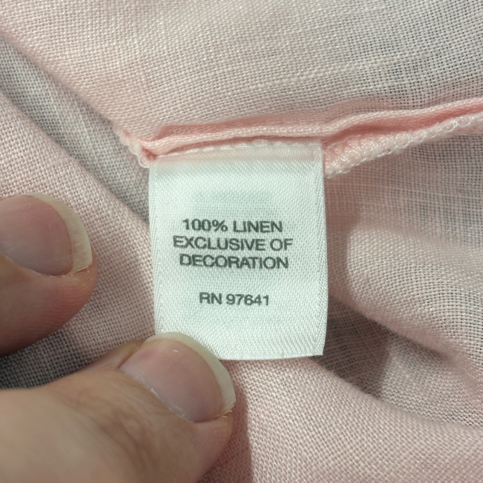 J. Jill Women Tunic Top Sz M Pink Love Linen Pintuck LongSleeve Blouse Feminine