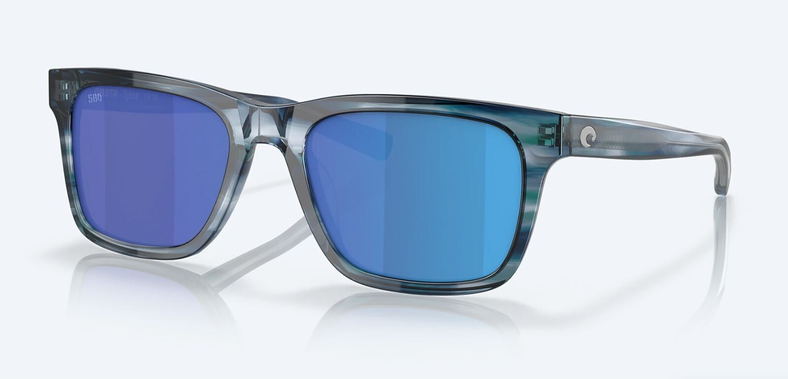 Costa Del Mar Tybee Ocean Currents / Blue Mirror Polarized Glass 580G – NEW