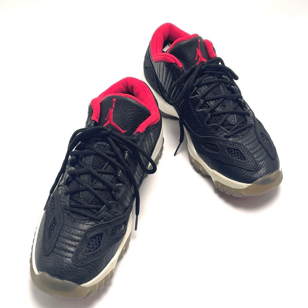Nike Air Jordan 11 Low Retro IE OG Bred 1996 Mens 25cm Black True Red Authentic