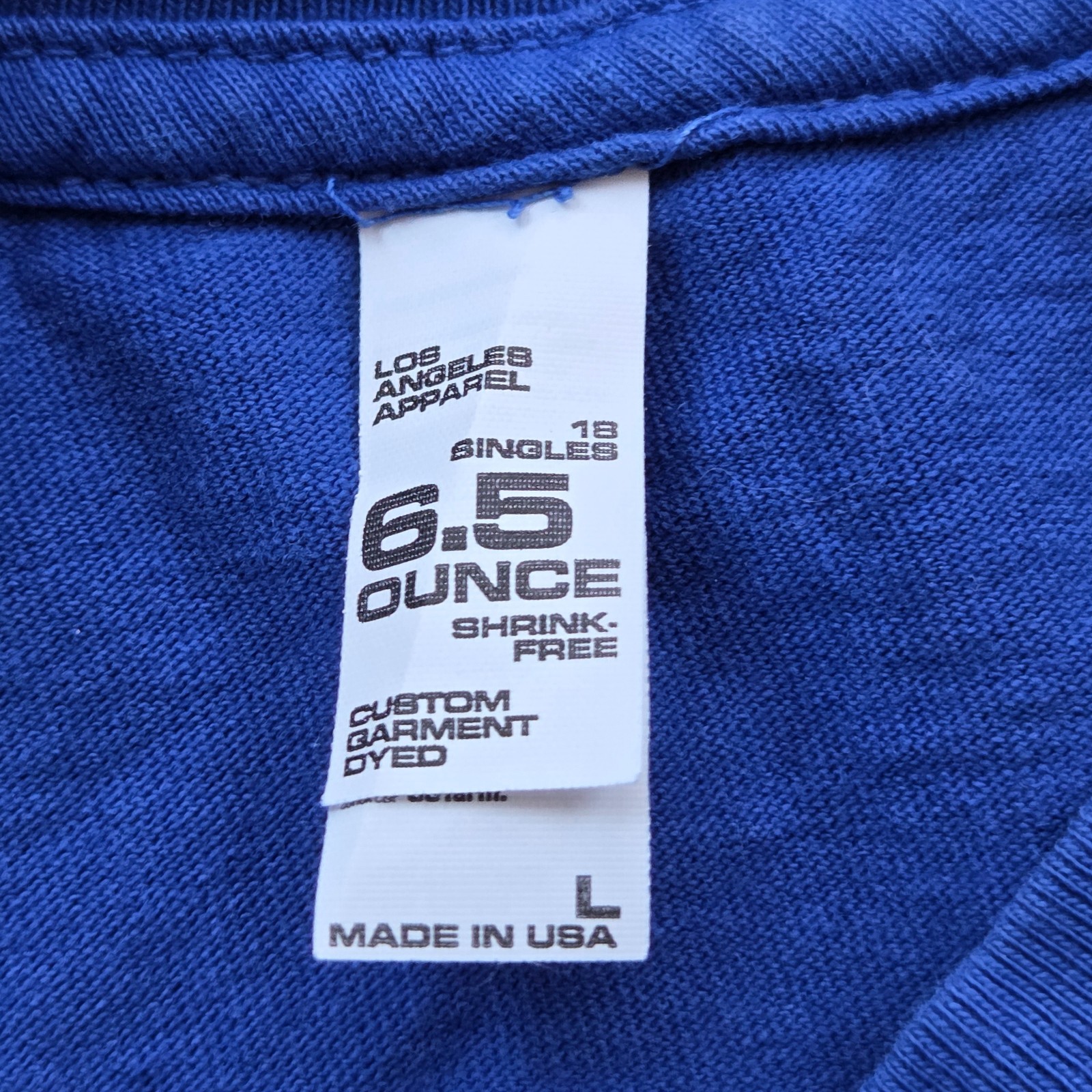 Silver Lake Track Club T Shirt Mens Size Large Spring Classic 25 Blue Cotton Tee