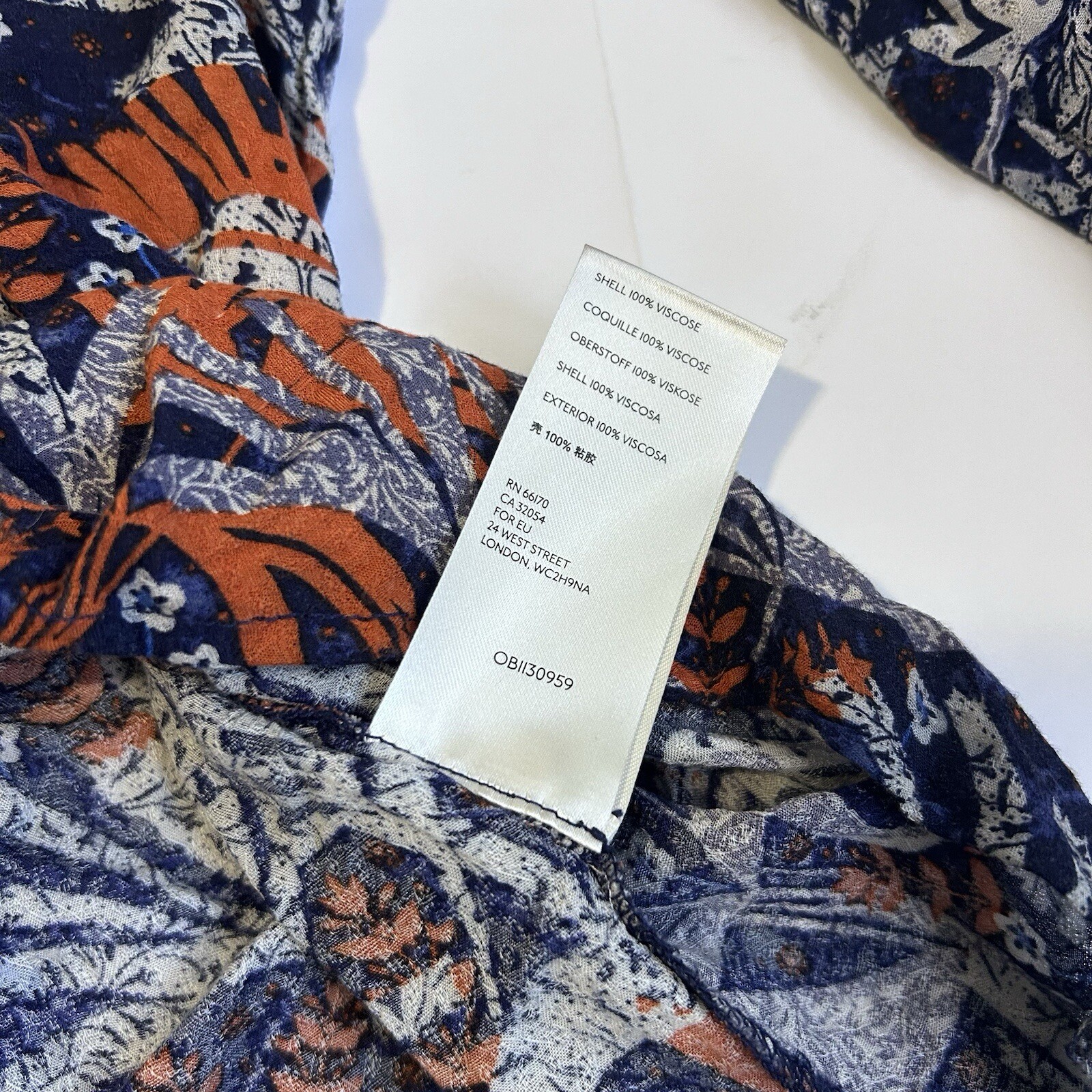 Anthropologie Maeve Cathy Jungle Print Pleated Blouse Size Small