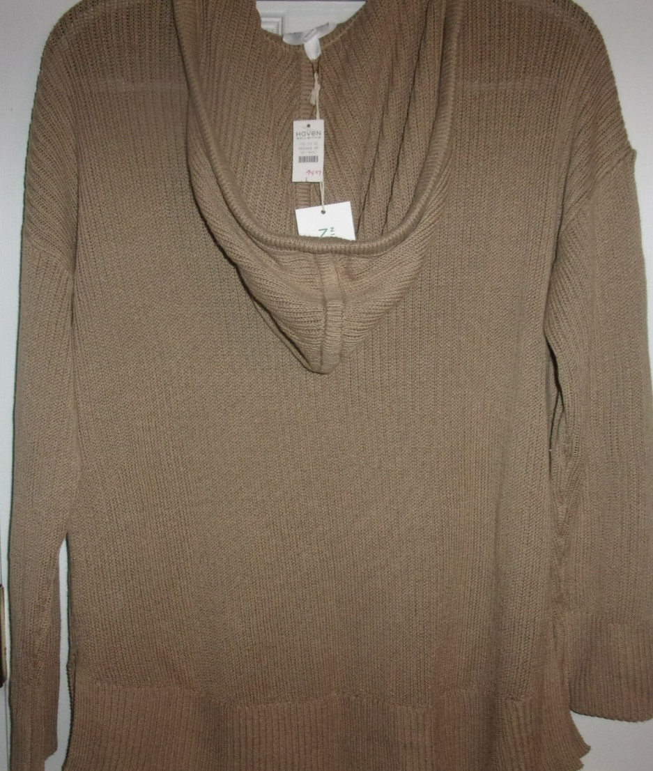 Haven WELL WITHIN 52% Linen 48% cotton Sweater Women’s Long Sleeve Size L
