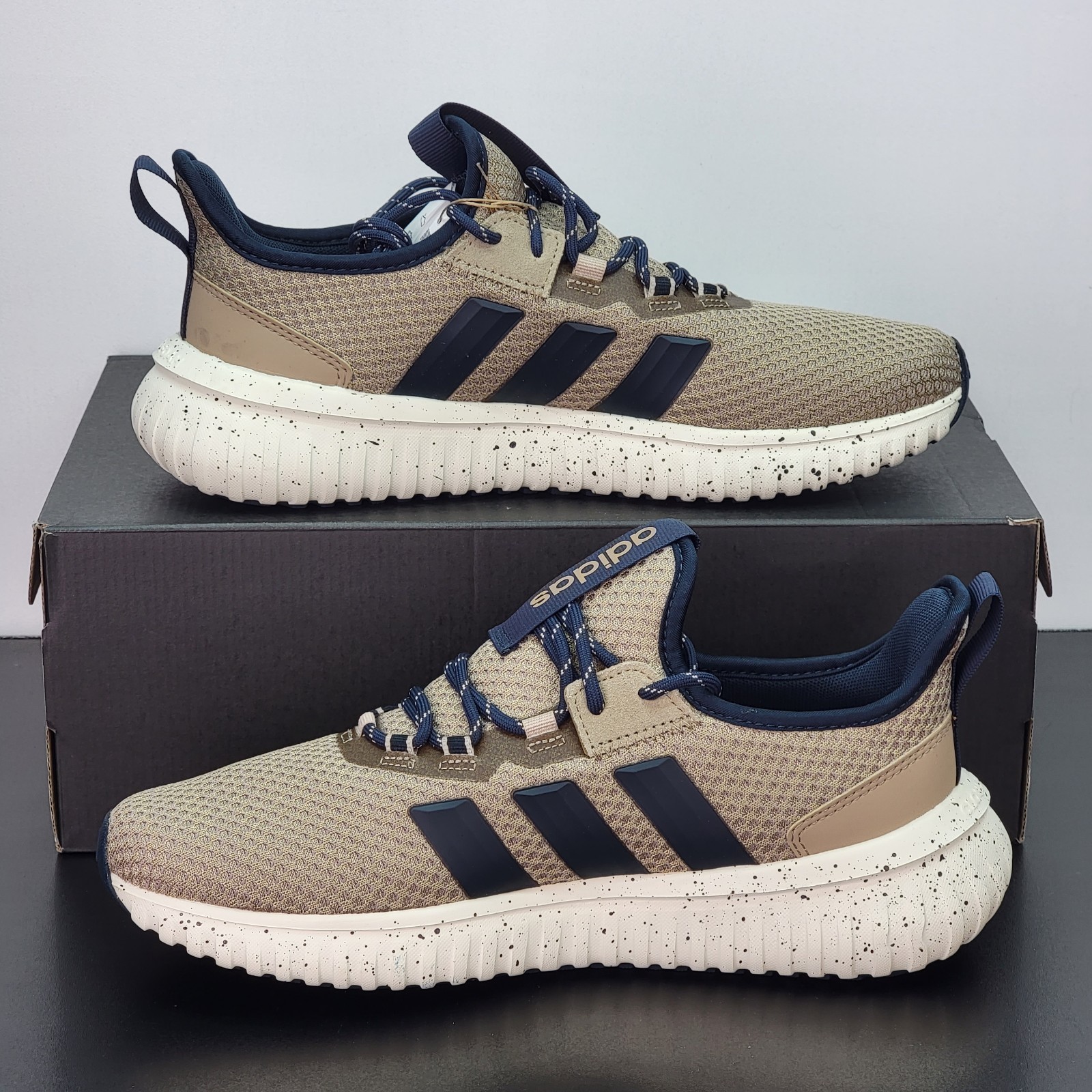 Adidas Kaptir 4.0 Men’s Size 13 Running Shoes Brown Athletic Footwear Sneakers