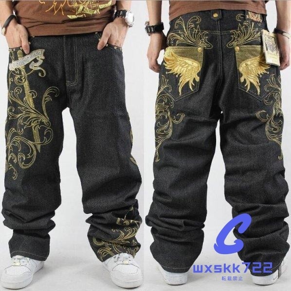 Jeans Men’s Denim Pants Jeans Large Size Loose W30 W32 W34 W36 W38 W40 W42 W44 W