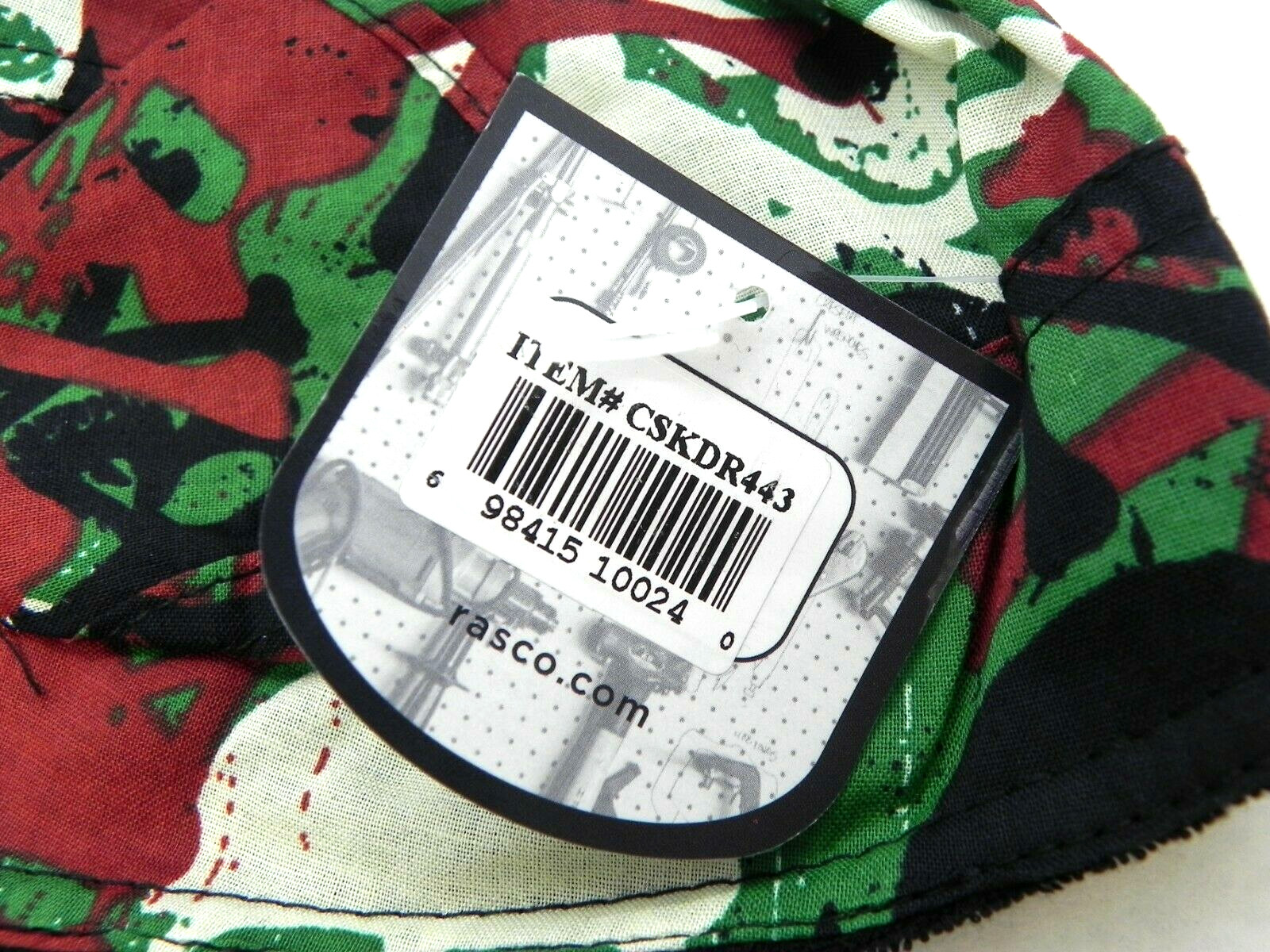 Rasco Skull & Cross Bones Cap Doo Rag Welding Work Safety Cycling CSKDR443 (HR)