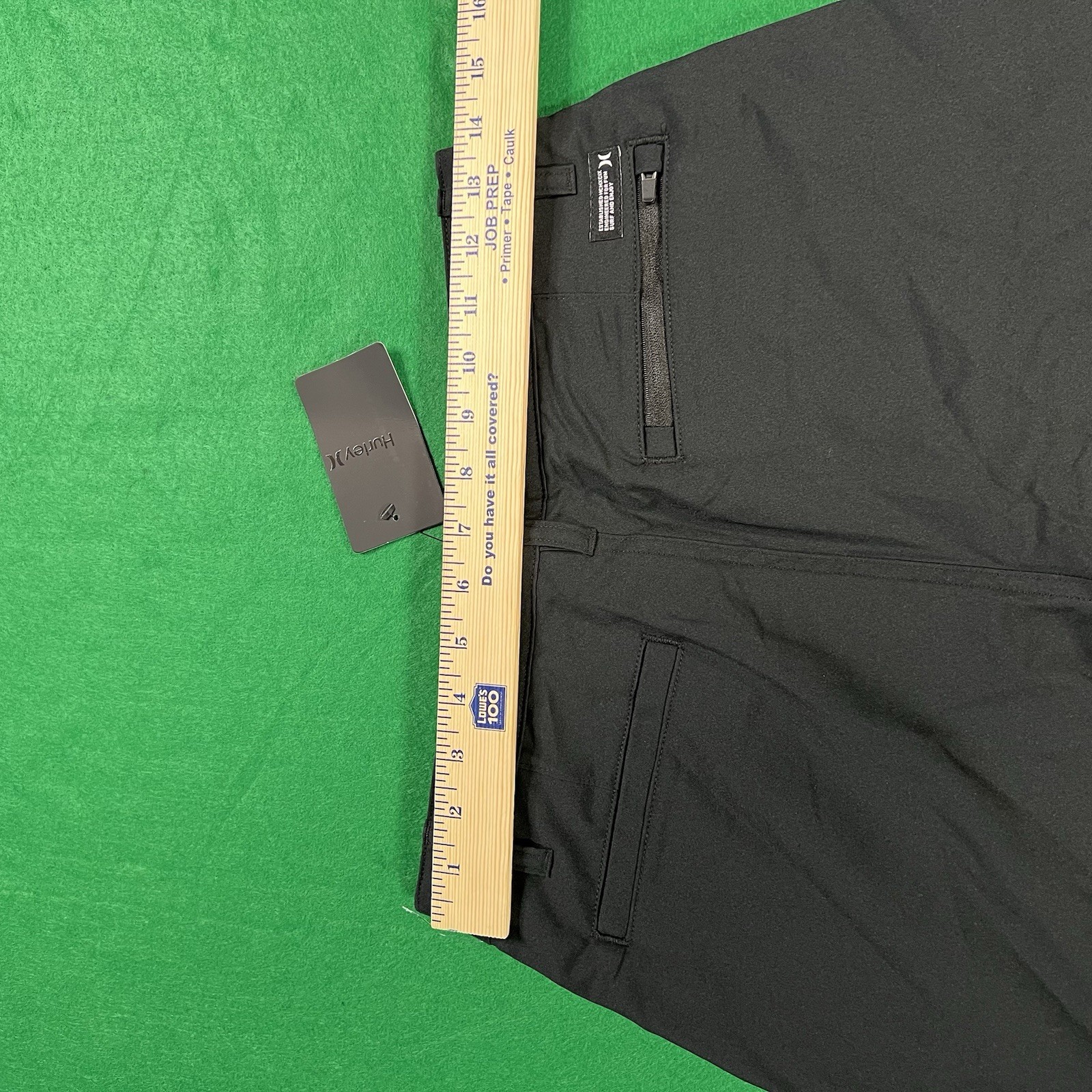 Hurley All Terrain Hybrid Walk Short Black Size 28 9.75 IN Inseam 20 IN Outseam