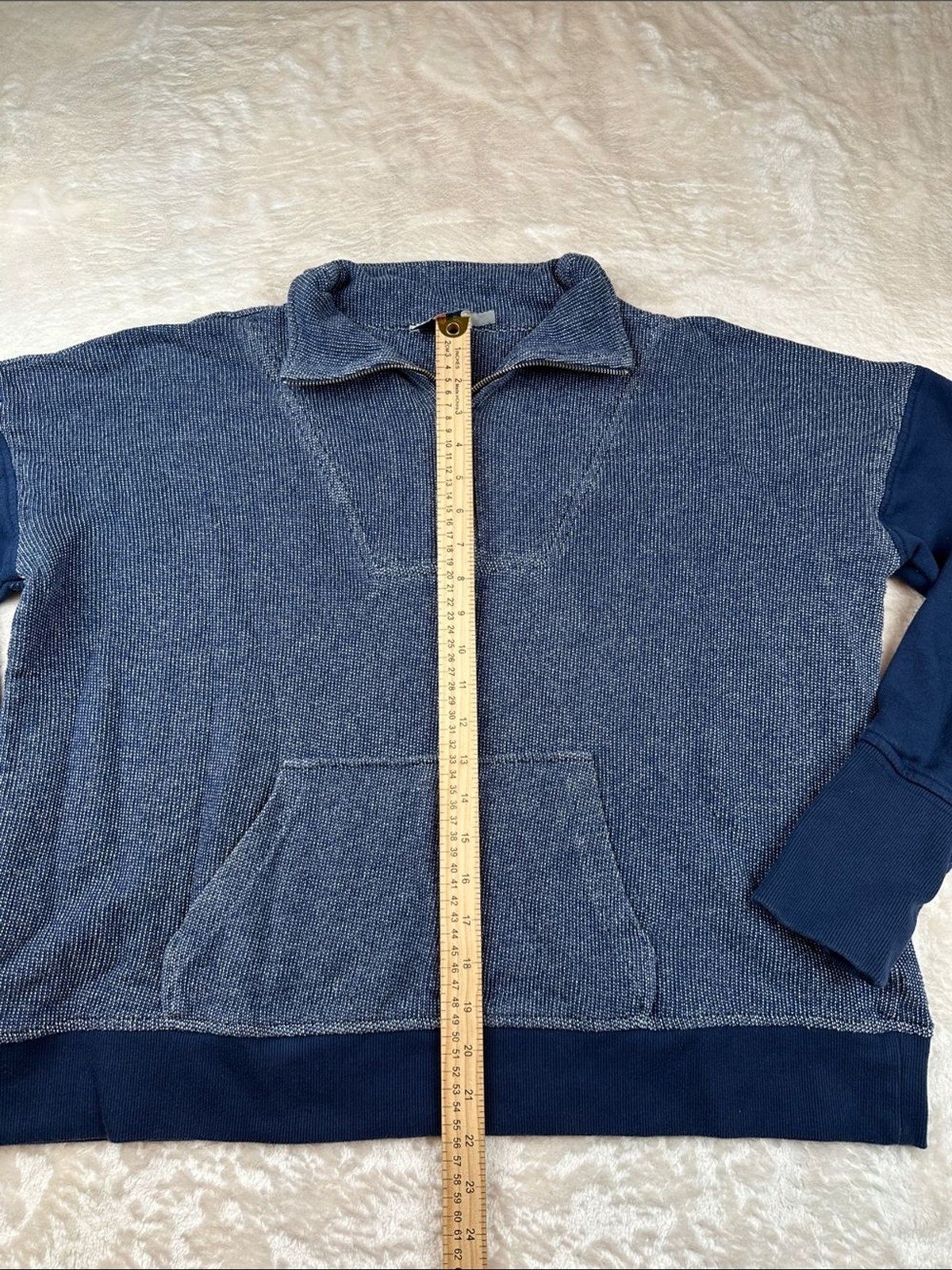 Vineyard Vines Size XL Men’s Two-Tone Navy Half-Zip Pullover | Casual | Comfort