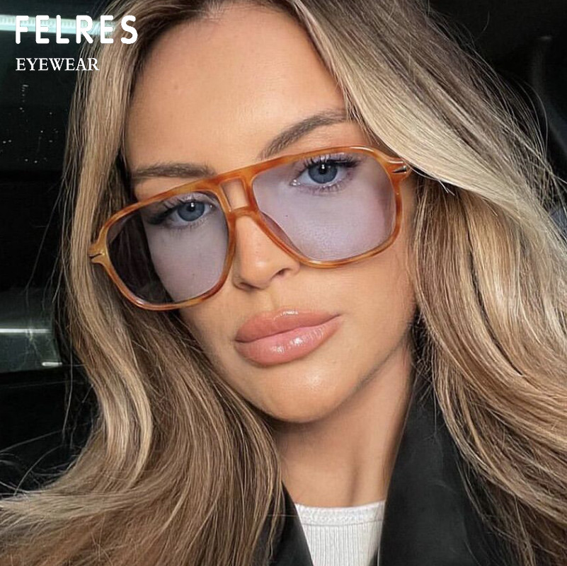 Retro Square 70s Sunglasses for Men Women Vintage Trendy Sun Glasses With UV400
