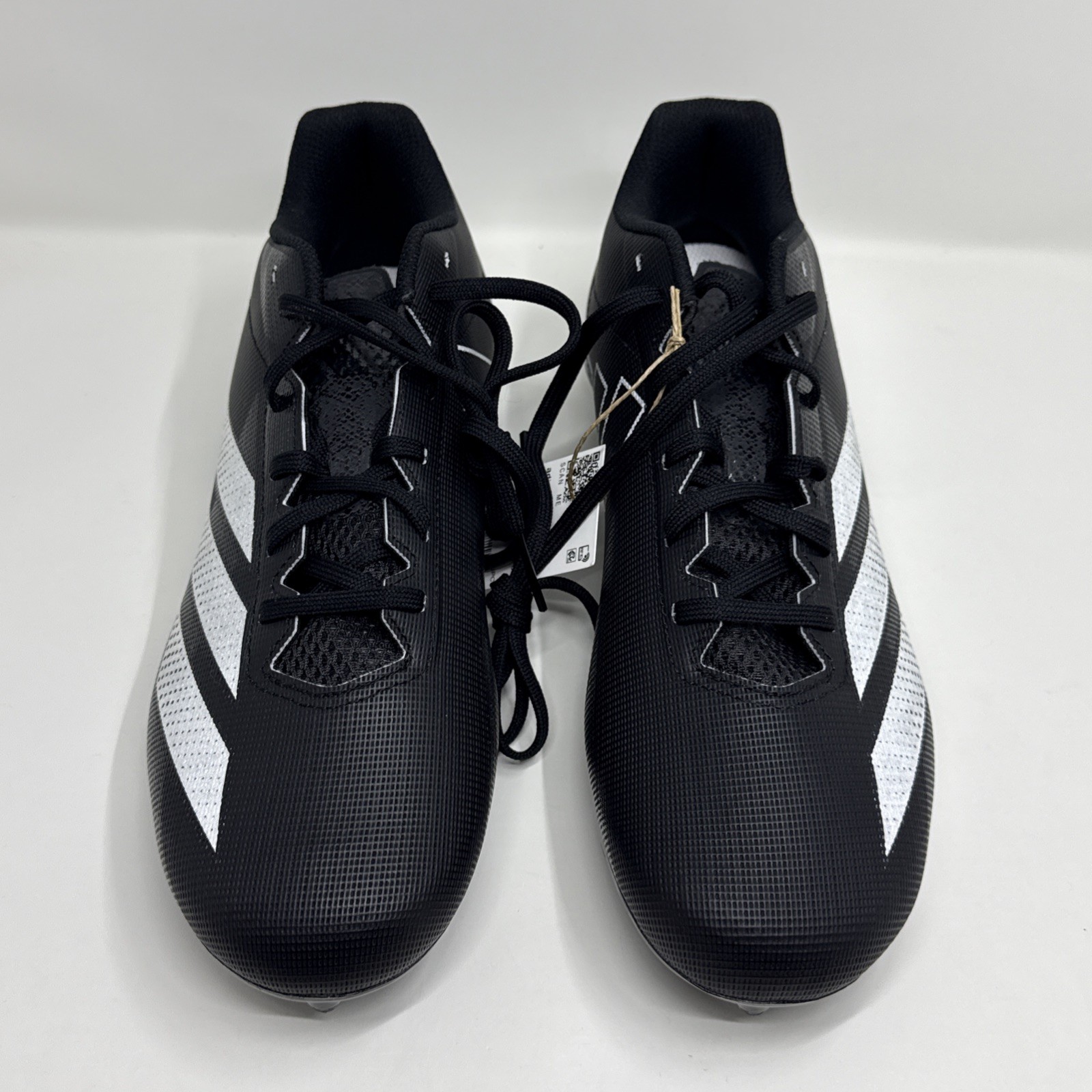NEW adidas Electric.2 Black White Low Football Cleats IF1902 Size 9.5