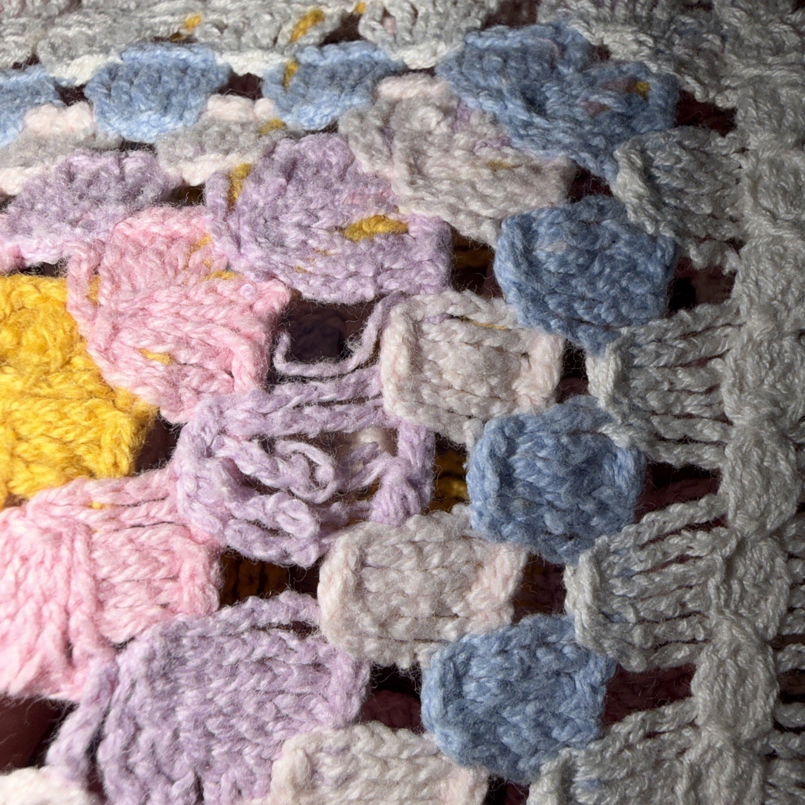 Granny Square Cropped Tank OSFM See Measurements and pics Boho, Festival