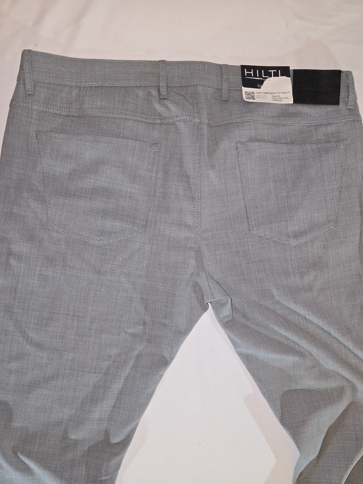 NWT Hiltl Slim Straight Terrence Paulo Oliveira Active Wool Dress Pants