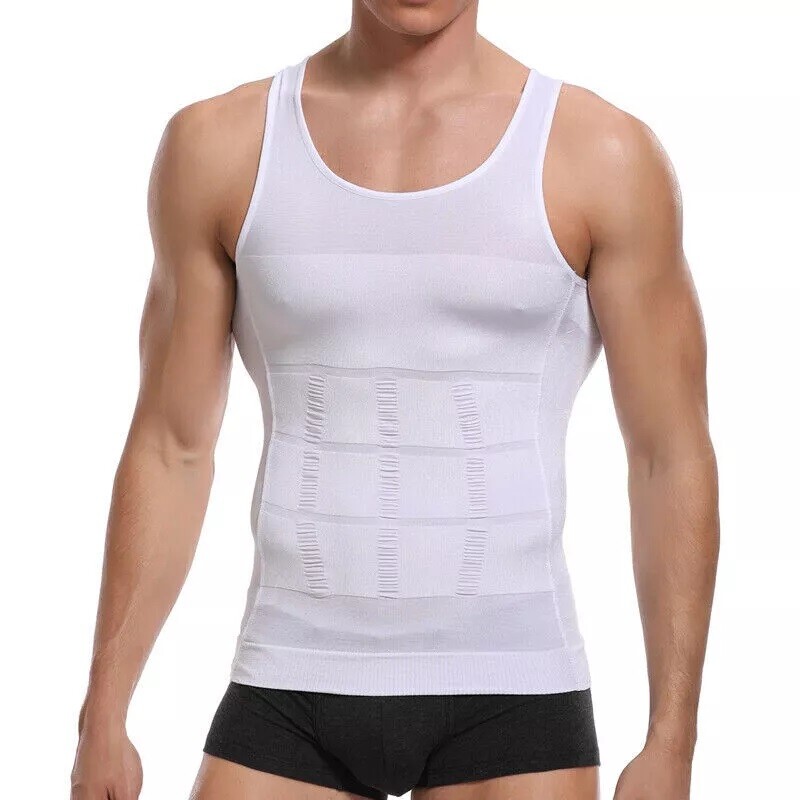 Shaper Men’s Body Shaper Toning T-Shirt Ultra Durable Tank Compression Underwear