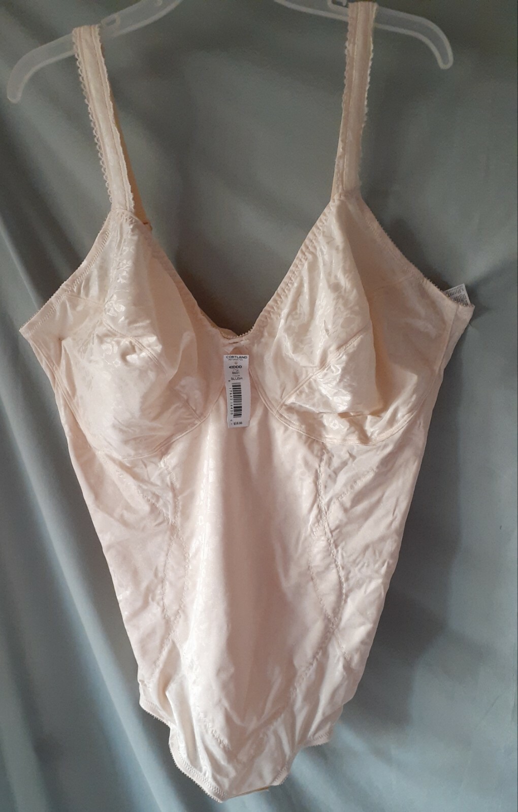 Cortland Ivory Bodysuit Shaper Firm Control 42DDD STYLE 8601