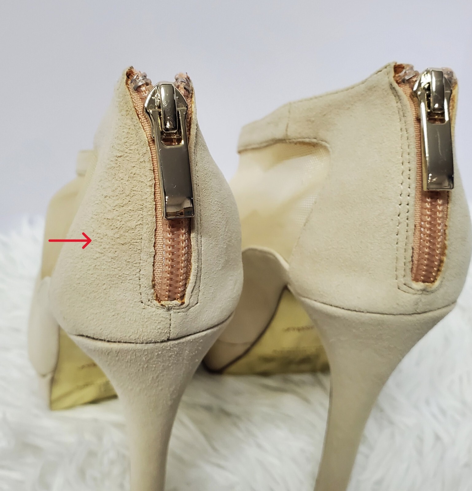 Kristin Cavallari Chinese Laundry Letizia Nude Mesh Platform Pumps 9.5 NWD $169