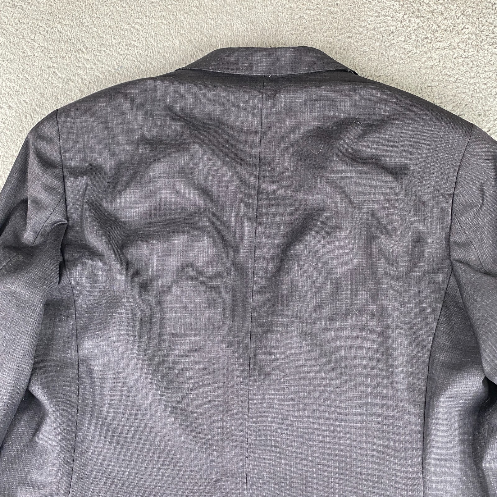 Todd Snyder Blazer Mens 44L Gray Plaid 100% Wool Mayfair Slim Fit Sport Coat