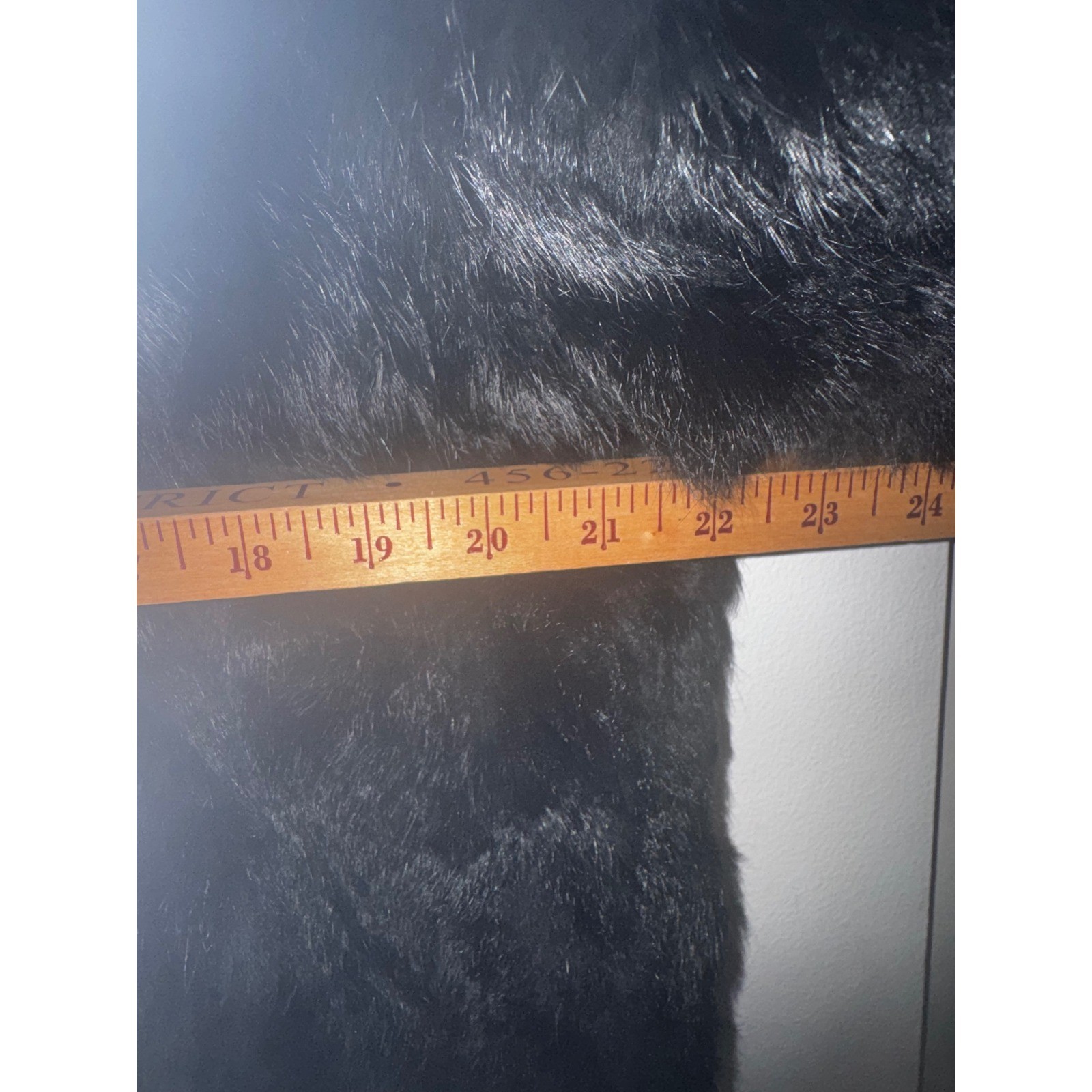 Wilsons Leather Black Genuine Fur Jacket Womens XL Coat Luxury Mob Wife FLAW