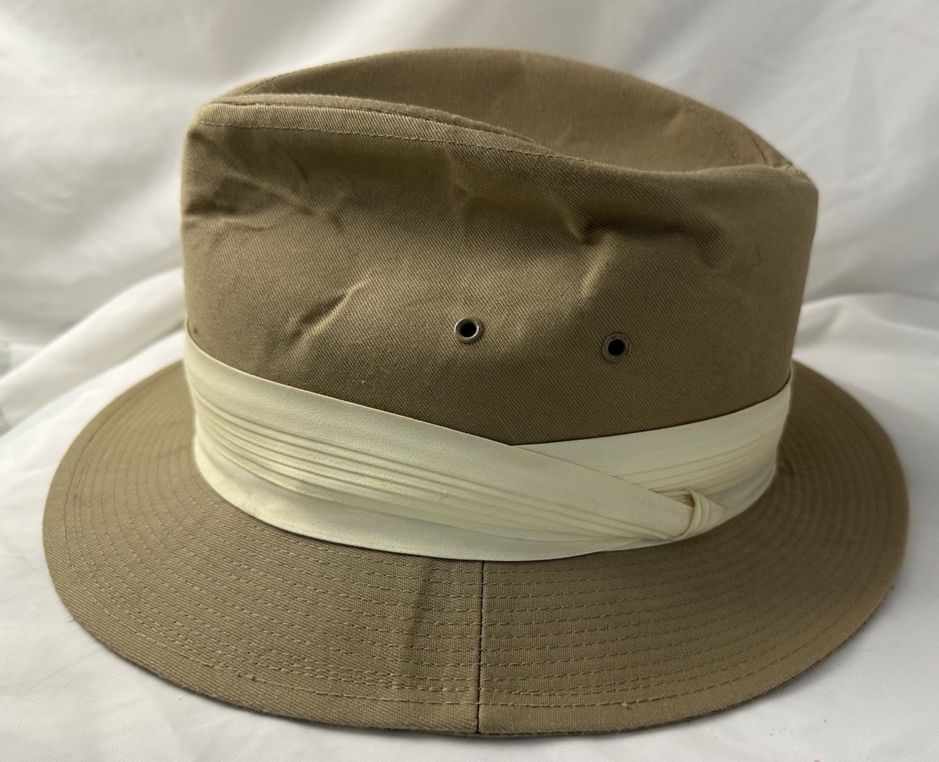 Dorfman Pacific Tan Fedora Hat Medium (Made in Sri Lanka) Classic