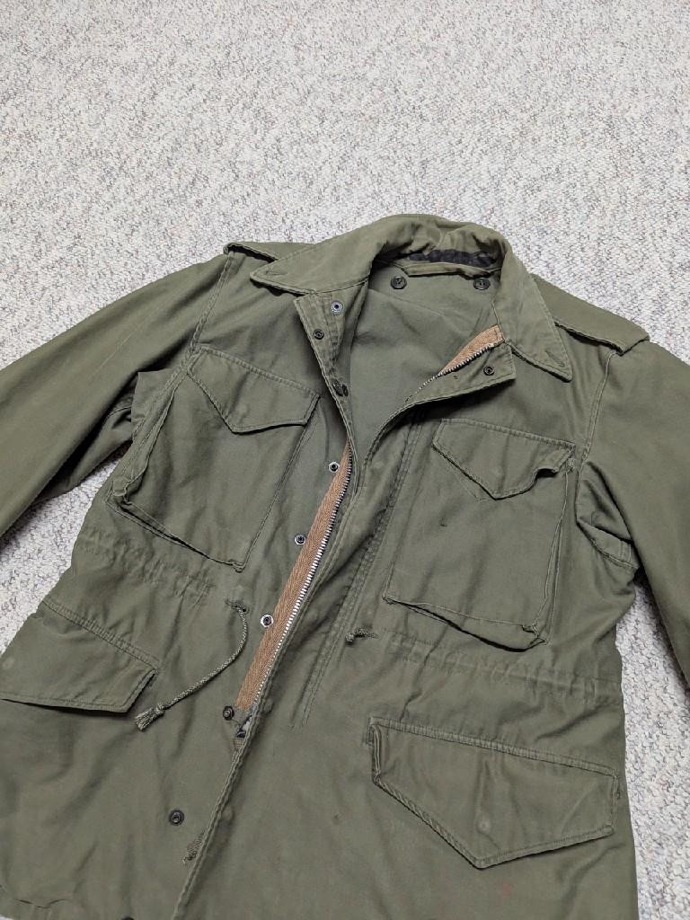 vintage m1943 us army 40 field jacket MILITARY green WWII korean war M43 coat
