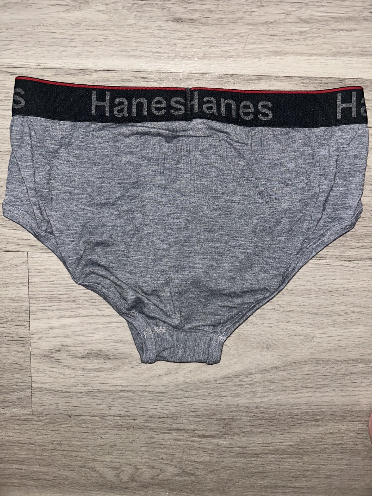 Hanes Comfort Flex Fit Tagless Brief, Gray, Open Fly, Support Pouch, 2XL, NWOT