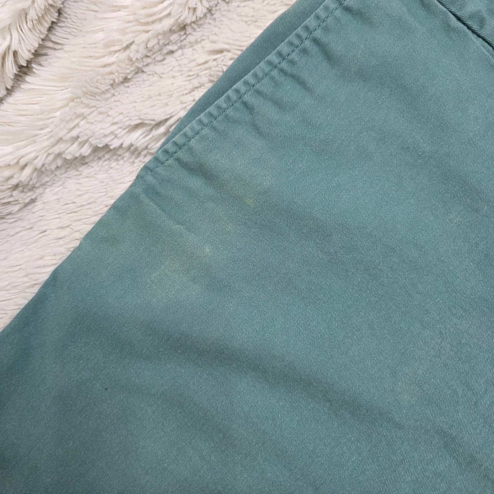 Old Navy Slim Built-In Flex Rotation Chino Shorts Mens 34 Teal Green 8″