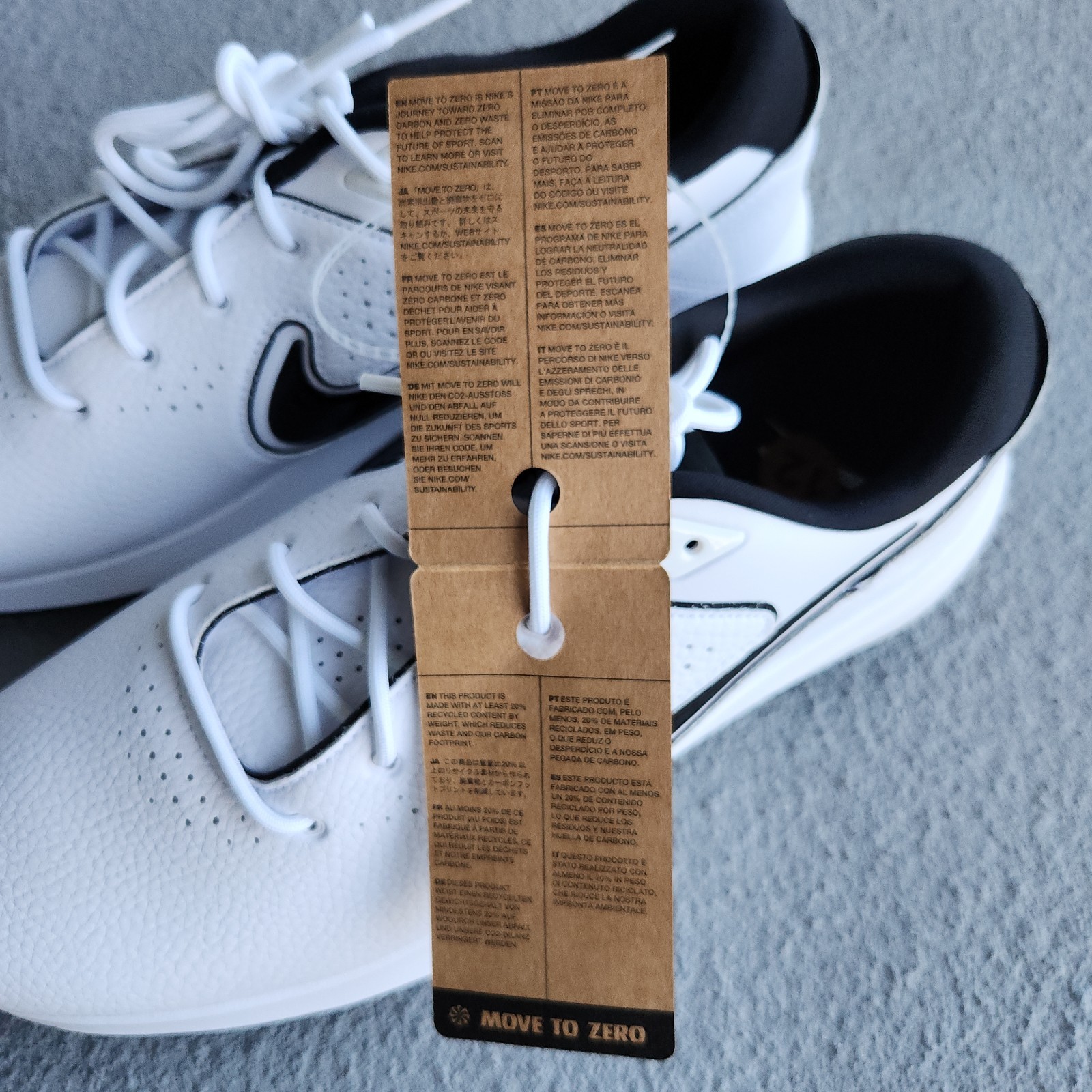 Nike Victory Pro 3 Wide Golf Sneakers White/Black DX9028-101 Size 12.5 US
