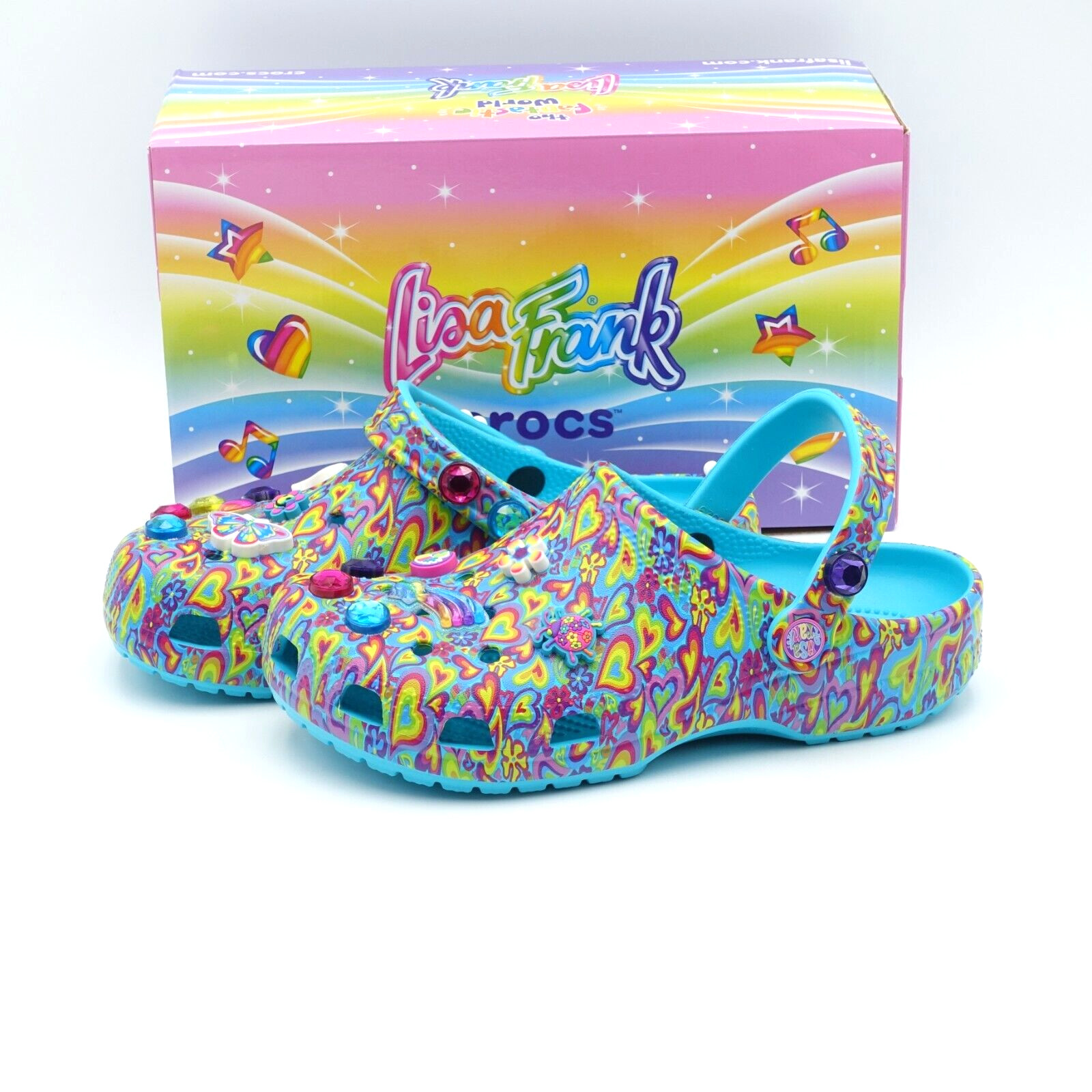 Crocs Lisa Frank Clogs 207737-4SM Multi Size 5Y Youth / 7 Women’s