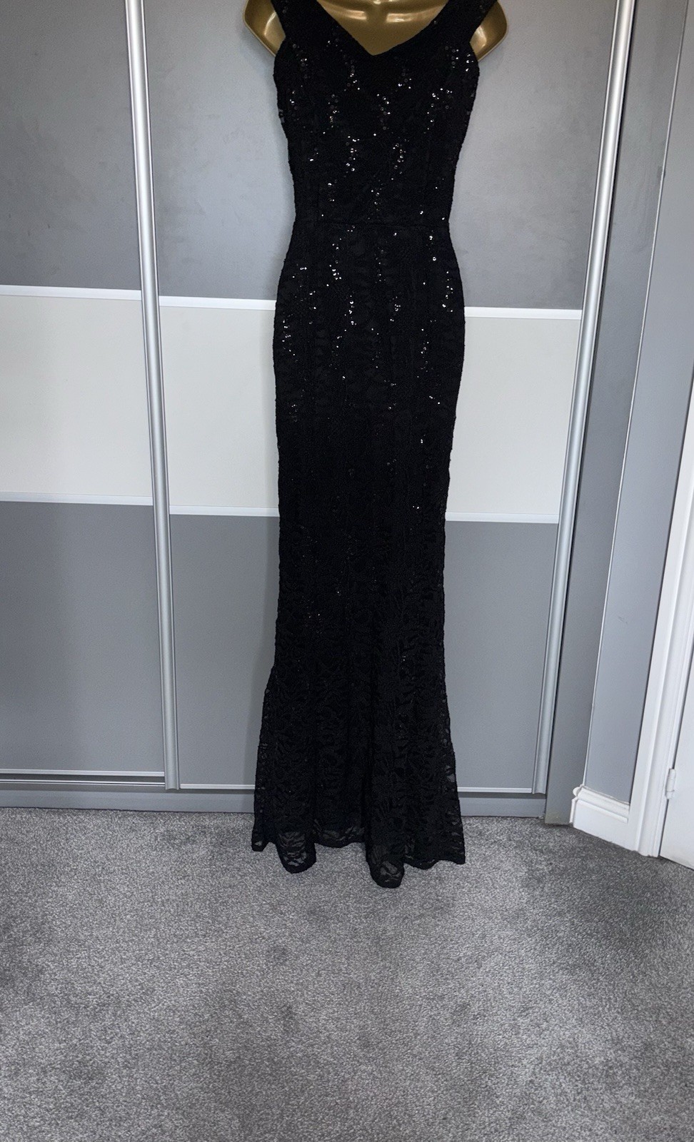 Quiz Elegant Evening Wedding Party Cruise Prom Cocktail Maxi Dress Sz 8