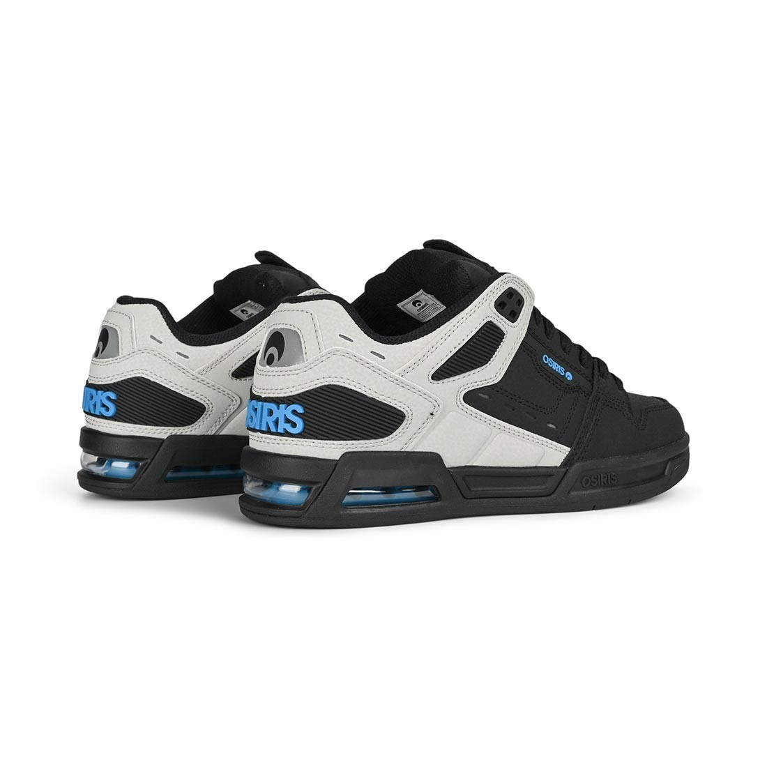 Osiris Peril Skate Shoes – Black/Grey/Cyan