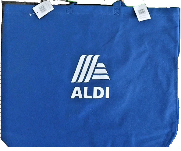 Aldi Reusable Shopping Bag Tote Washable Recyclable 17X15″ 10Gal , New 1PC