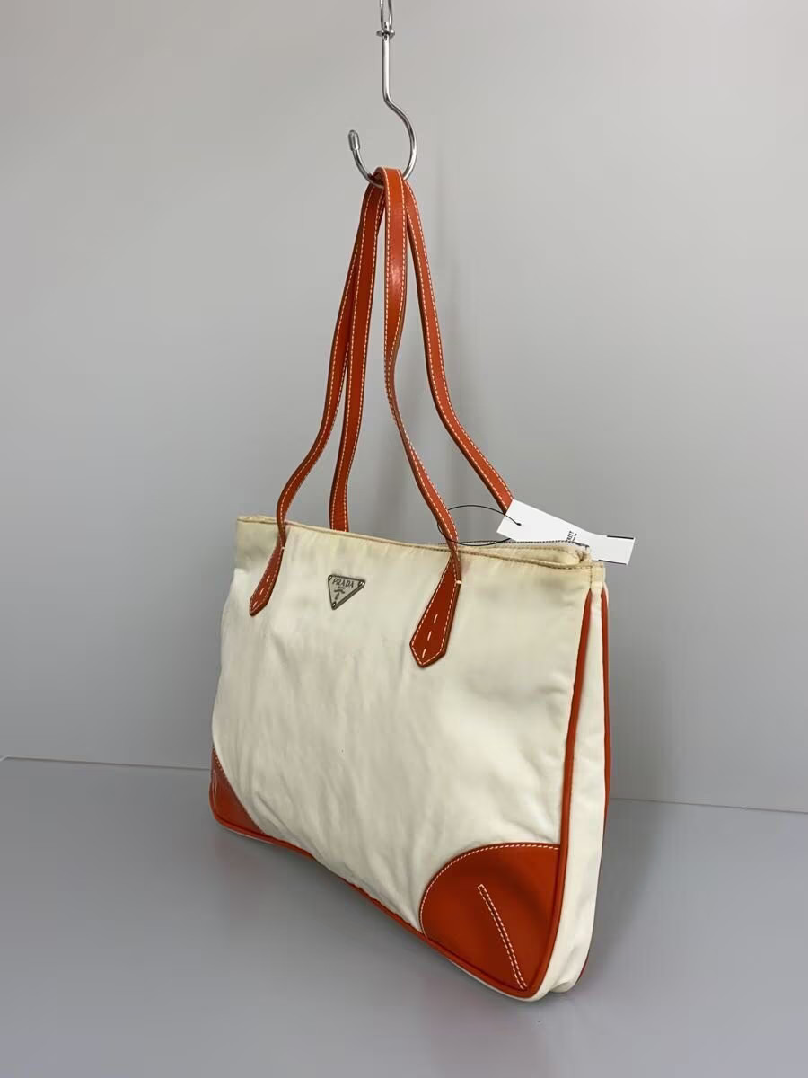PRADA Shoulder Bag Nylon IVO Triangle Logo Plate