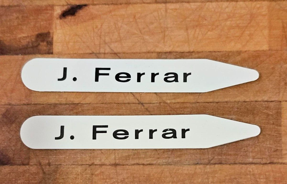 Vintage J. Ferrar Collar Stays set of 2