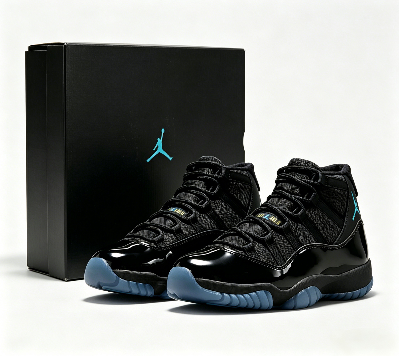 Men’s Air Jordan 11 High Top “GAMMA”Blue Retro Basketball Shoes US Size 7-13