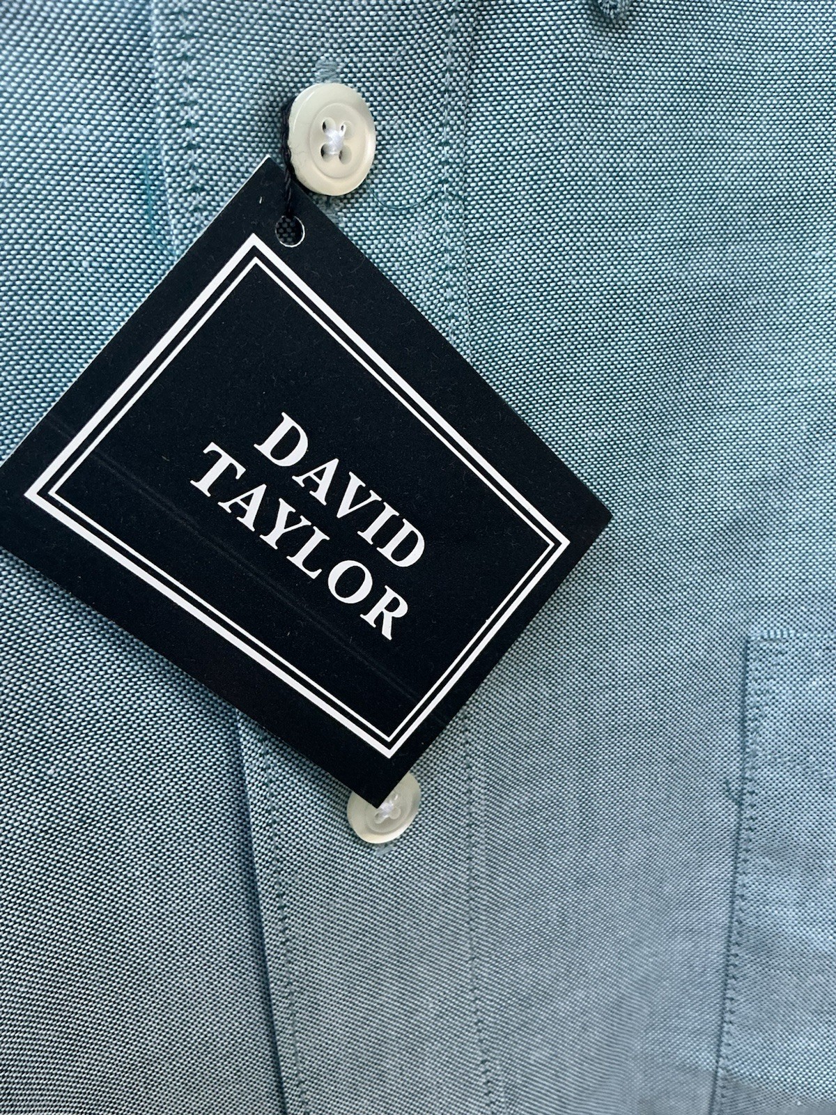 Vintage David Taylor Sears Single Needle Stitch LS Shirt Men’s 16 34/35 RARE NWT