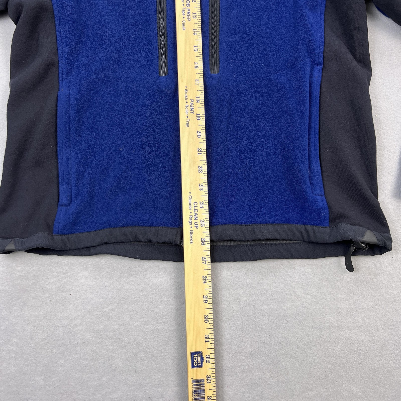 VTG Outdoor Research Ceres Tech Jacket Mens XL Blue Fleece Full Zip USA Hiking