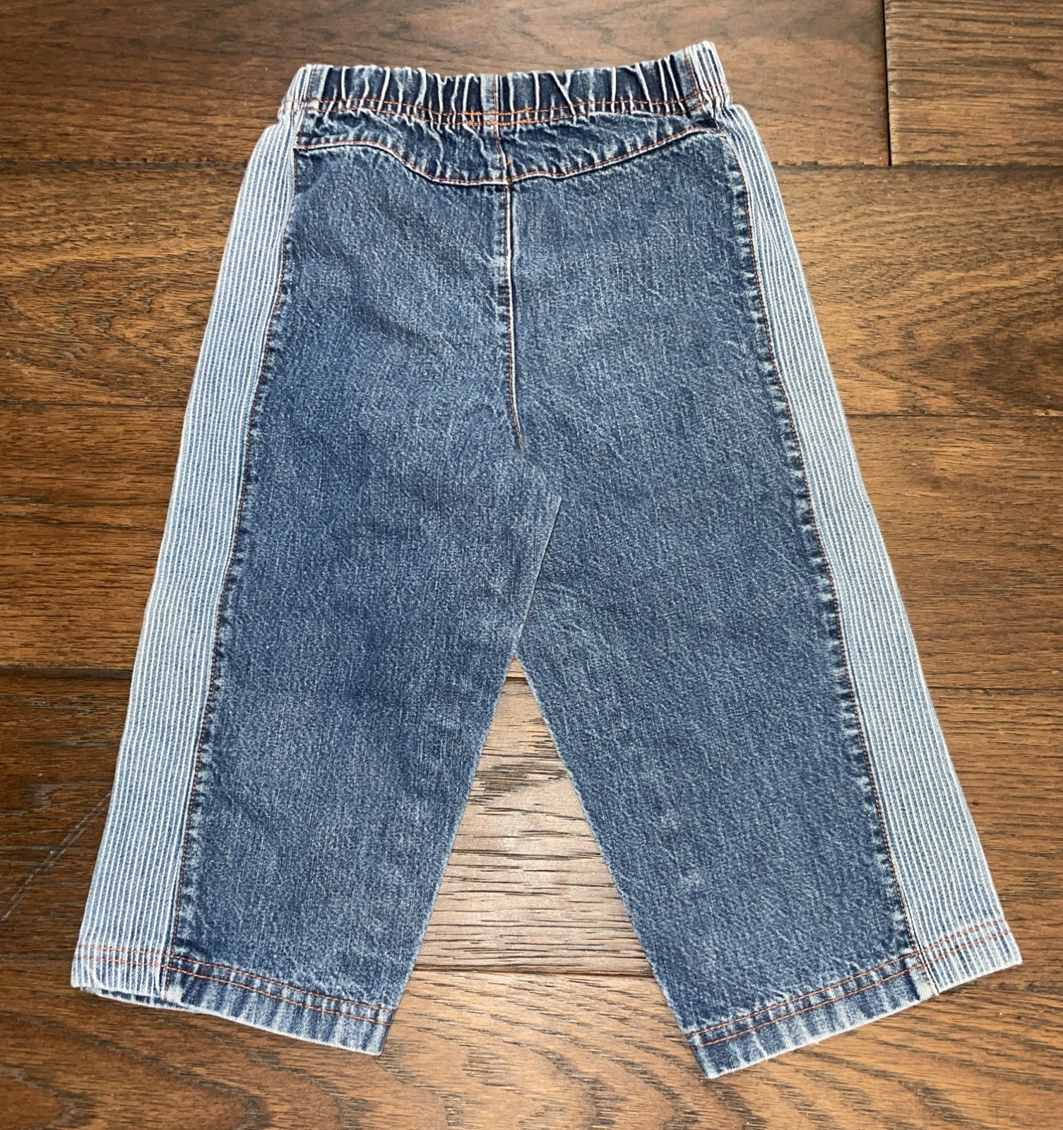 Vtg Baby Looney Tunes “Too Fast 4 You” 18 Mo Blue Jean Denim Y2K