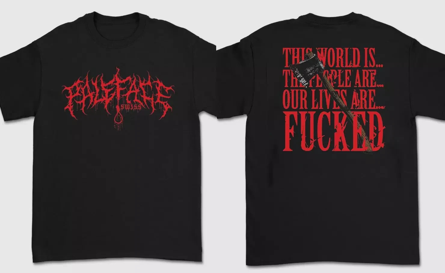 Paleface Swiss This World Is 2-Sided Reprint T-Shirt S-4XL