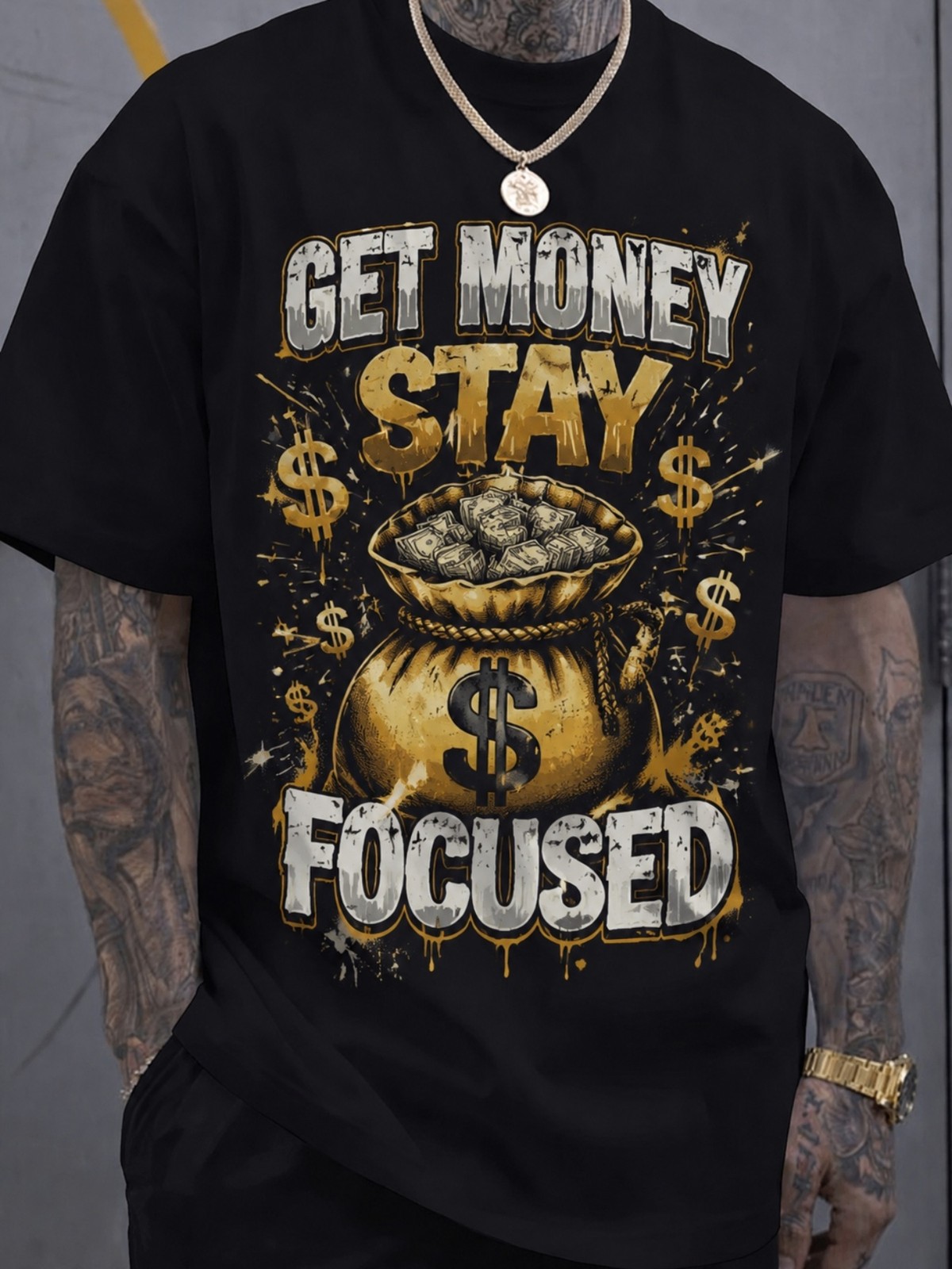 New Printed (2D) Plus Size Men’s T-Shirts – Fashion Cotton Round Neck Shirt